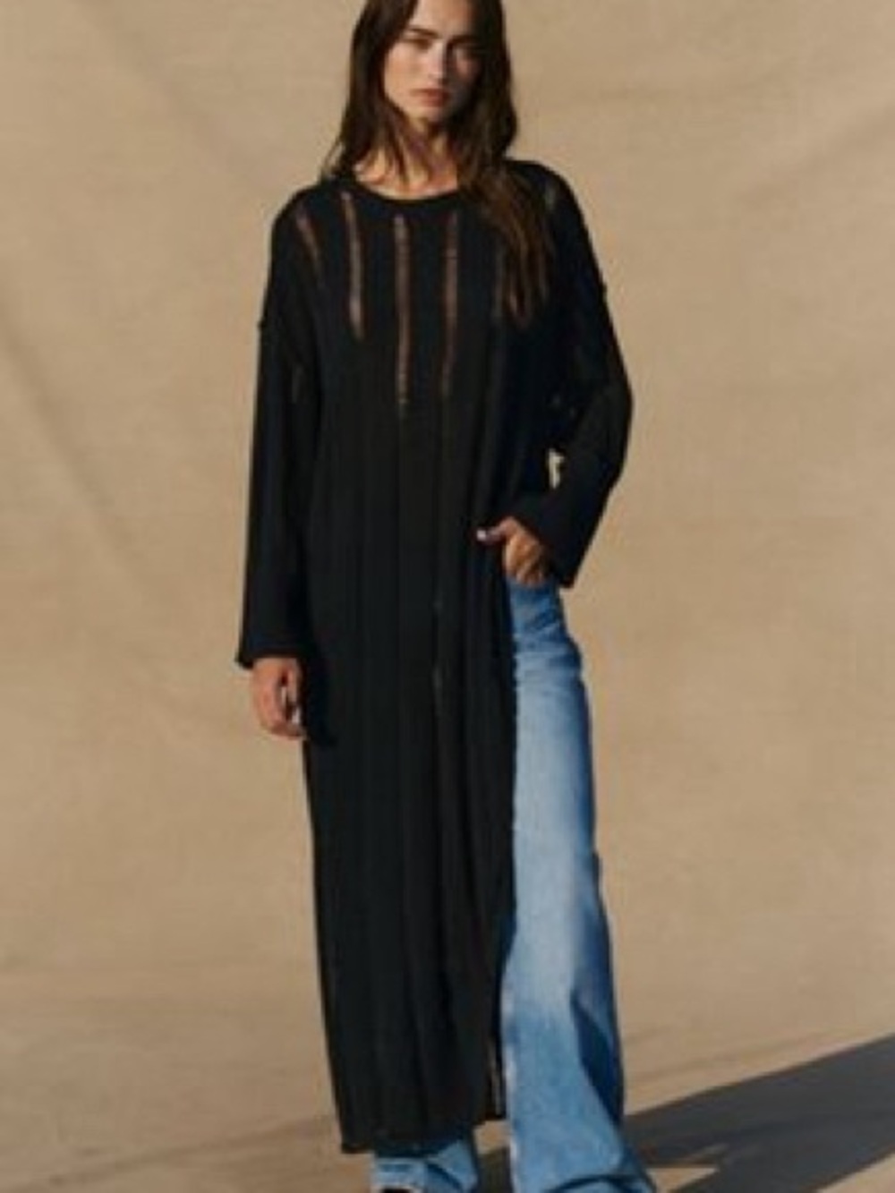 Free People Echo Maxi Sweater